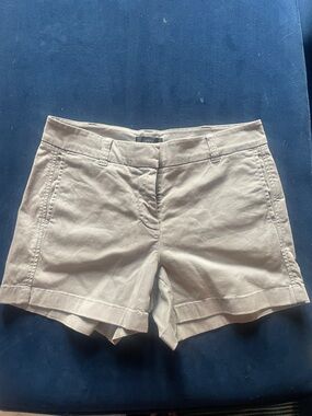 J. Crew Light Gray Cotton Blend Bermuda Shorts